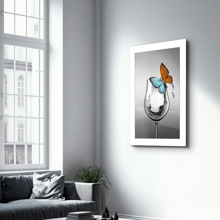 Wallity CAM-1015 Pintura Decorativa de Vidrio Templado 46 x 72 cm Arte de Pared Impresión UV Duradero Elegante